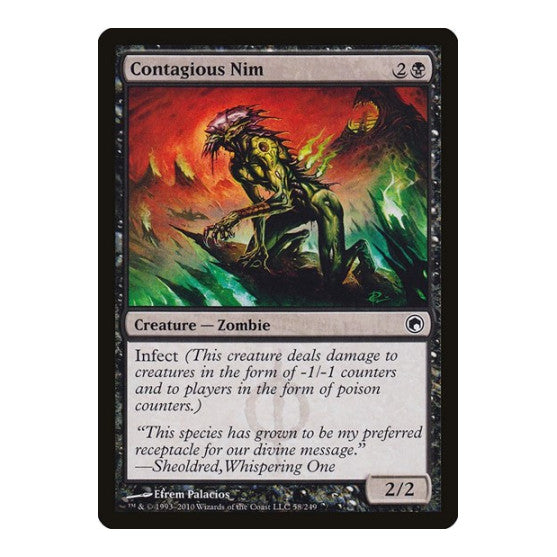 Contagious Nim Scars of Mirrodin (SOM) - (Foil, Moderately Played)