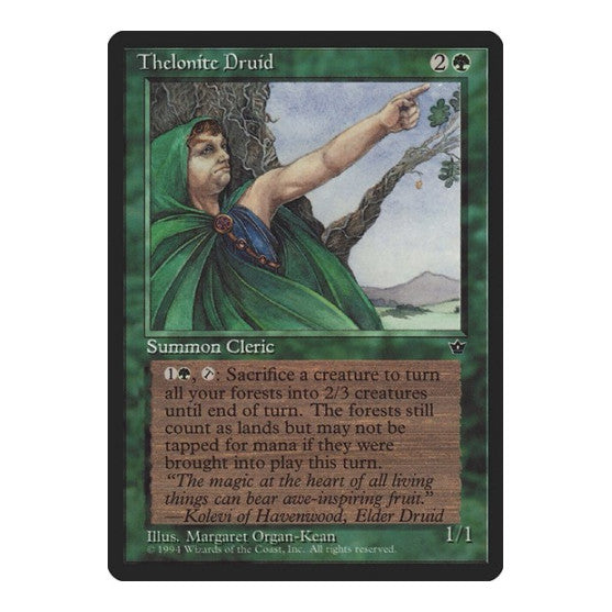 Thelonite Druid Fallen Empires (FEM) - (, Moderately Played)