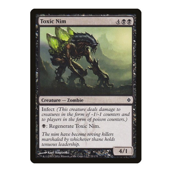 Toxic Nim New Phyrexia (NPH) - (Foil, Lightly Played)