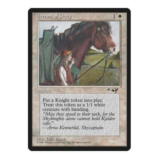 Errand of Duty Alliances (ALL) - (, Moderately Played)