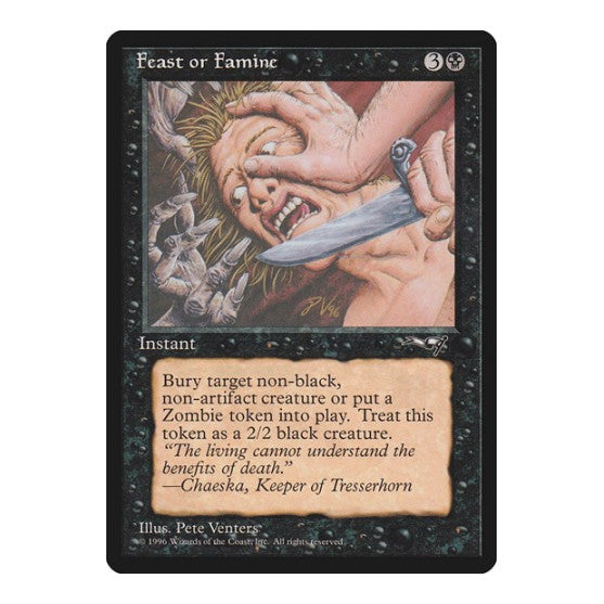 Feast or Famine Knife Alliances (ALL) - (, Moderately Played)