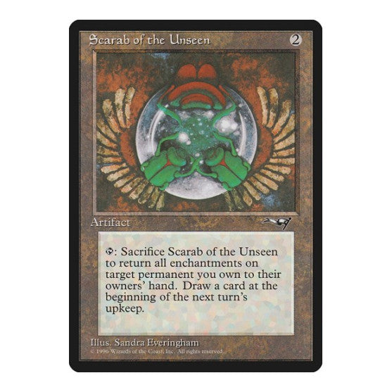 Scarab of the Unseen Alliances (ALL) - (, Moderately Played)