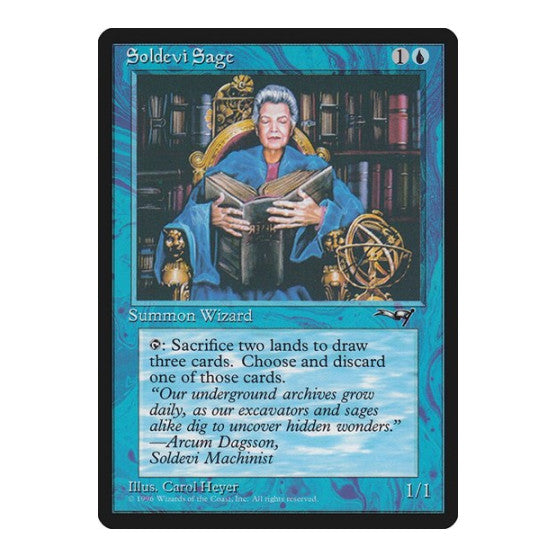 Soldevi Sage Old Woman Alliances (ALL) - (, Moderately Played)