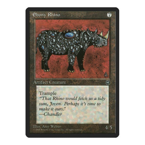 Ebony Rhino Homelands (HML) - (, Moderately Played)
