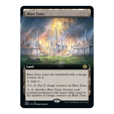 Blast Zone Extended Art The Brothers' War (BRO) - (, Lightly Played)