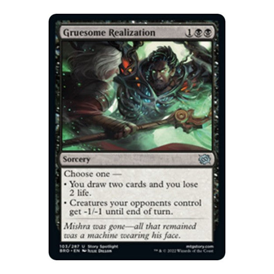 Gruesome Realization The Brothers' War (BRO) - (, Near Mint)