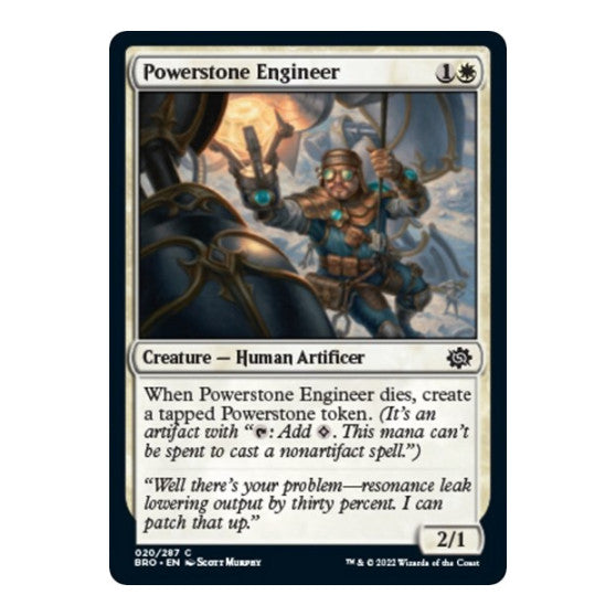 Powerstone Engineer The Brothers' War (BRO) - (, Near Mint)