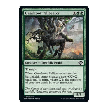 Gnarlroot Pallbearer The Brothers' War (BRO) - (, Near Mint)