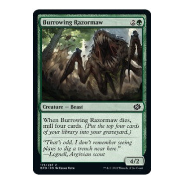Burrowing Razormaw The Brothers' War (BRO)