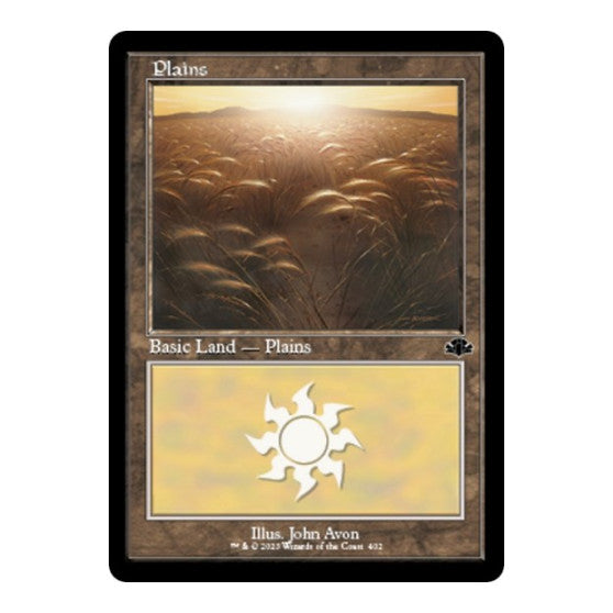 Plains 402 Retro Frame Dominaria Remastered (DMR) - (, Near Mint)