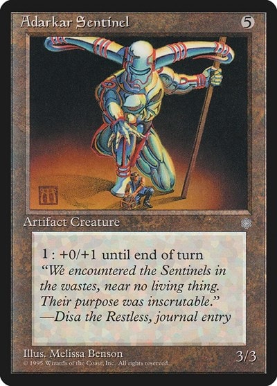 Adarkar Sentinel Ice Age (ICE) - (#306, Uncommon) (, Lightly Played)