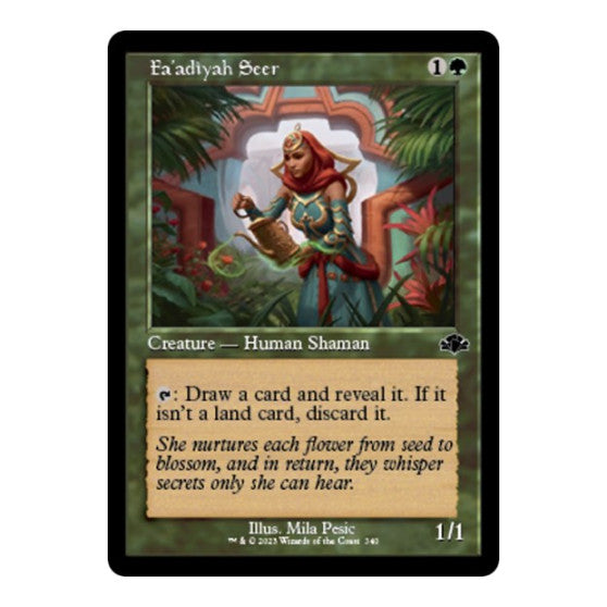 Faadiyah Seer Retro Frame Dominaria Remastered (DMR) - (, Near Mint)