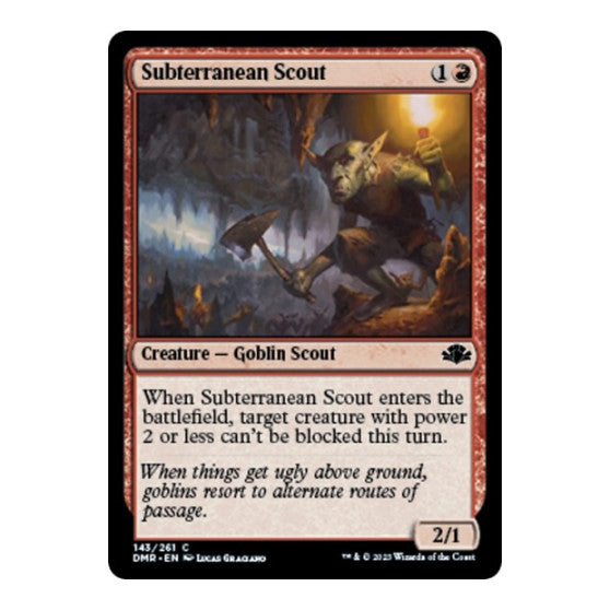 Subterranean Scout Dominaria Remastered (DMR)