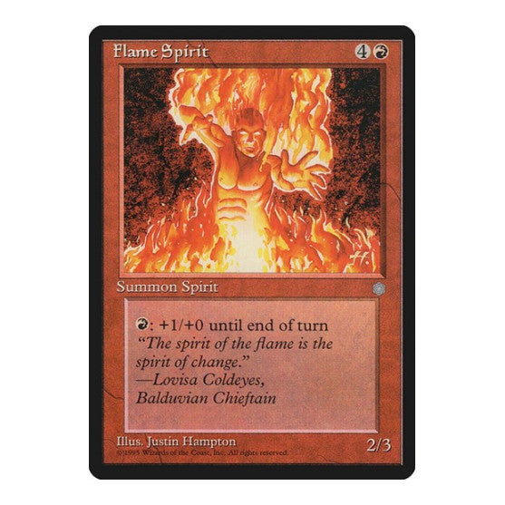 Flame Spirit Ice Age (ICE) - (, Lightly Played)
