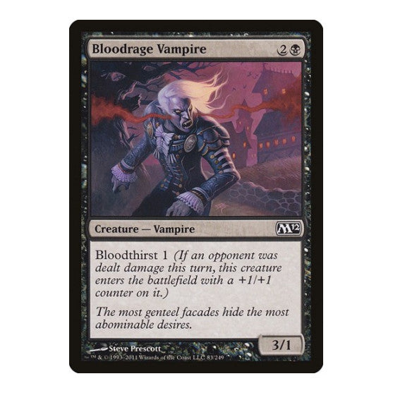 Bloodrage Vampire Magic 2012 (M12) (M12) - (, Lightly Played)
