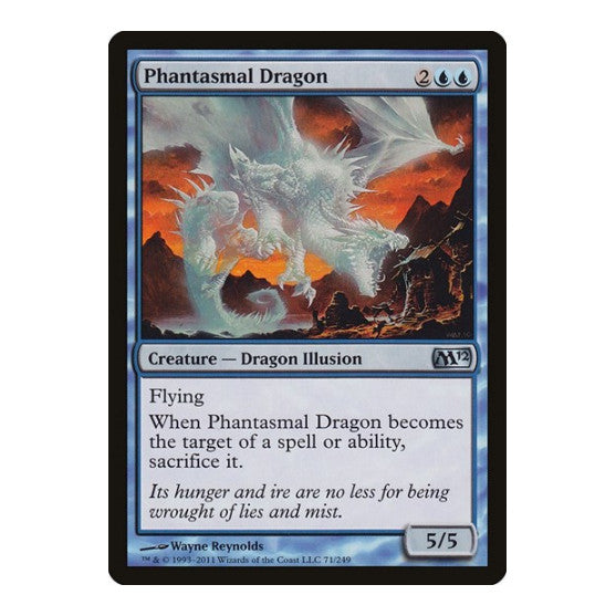 Phantasmal Dragon Magic 2012 (M12) (M12) - (, Lightly Played)