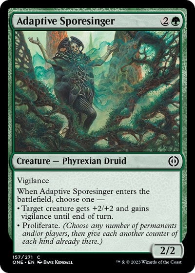 Adaptive Sporesinger Phyrexia: All Will Be One (ONE) - (#157, Common) (, Near Mint)