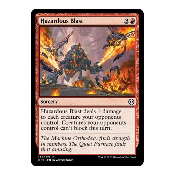 Hazardous Blast Phyrexia: All Will Be One (ONE) - (, Near Mint)