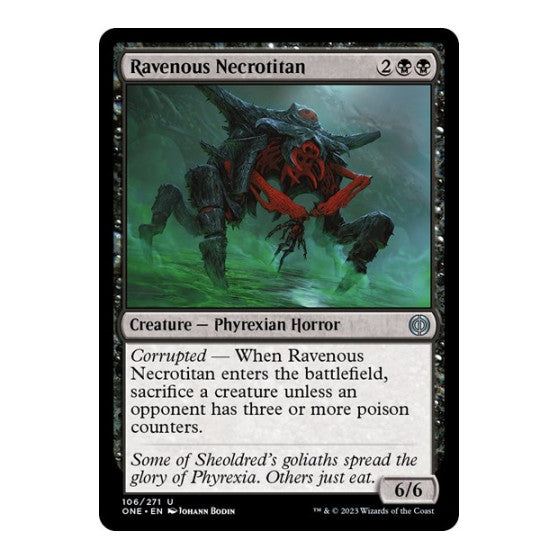 Ravenous Necrotitan Phyrexia: All Will Be One (ONE)