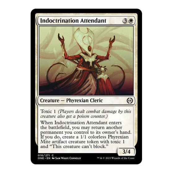 Indoctrination Attendant Phyrexia: All Will Be One (ONE) - (, Near Mint)