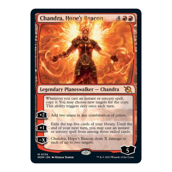 Chandra Hopes Beacon March of the Machine (MOM) - (#134, Mythic Rare)