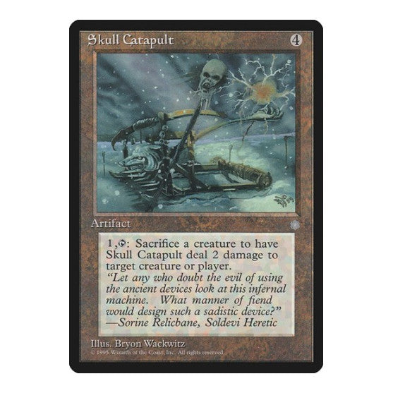 Skull Catapult Ice Age (ICE) - (, Moderately Played)