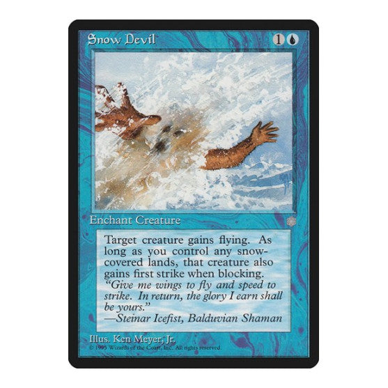 Snow Devil Ice Age (ICE) - (, Moderately Played)