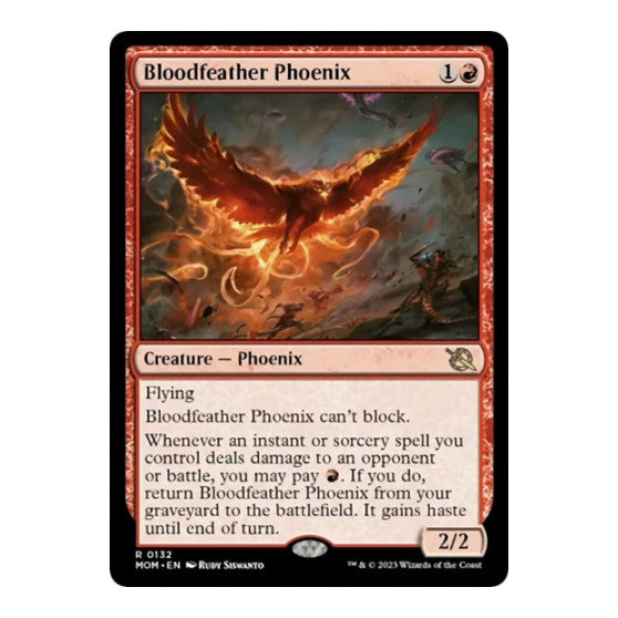 Bloodfeather Phoenix March of the Machine (MOM) - (, Near Mint)
