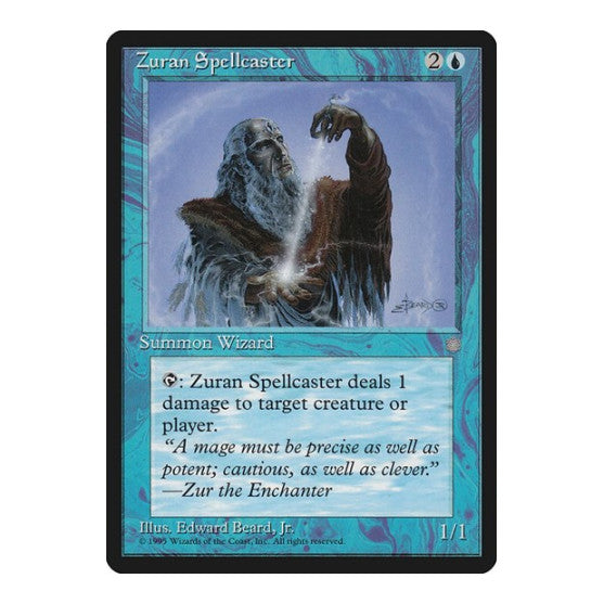 Zuran Spellcaster Ice Age (ICE) - (, Heavily Played)