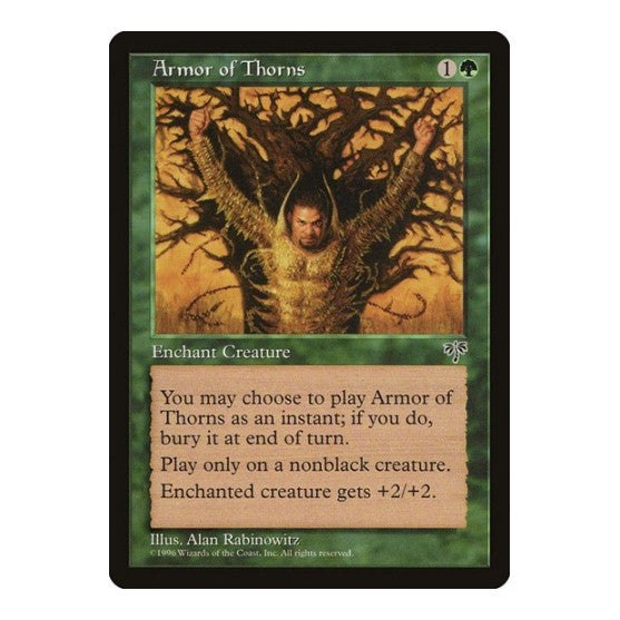 Armor of Thorns Mirage (MIR) - (, Moderately Played)