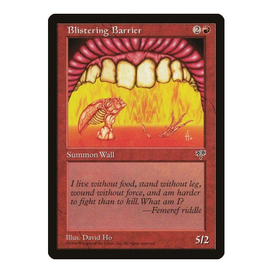 Blistering Barrier Mirage (MIR) - (, Moderately Played)