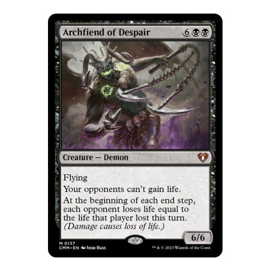 Archfiend of Despair Commander Masters (CMM) - (#137, Mythic Rare) (, Near Mint)