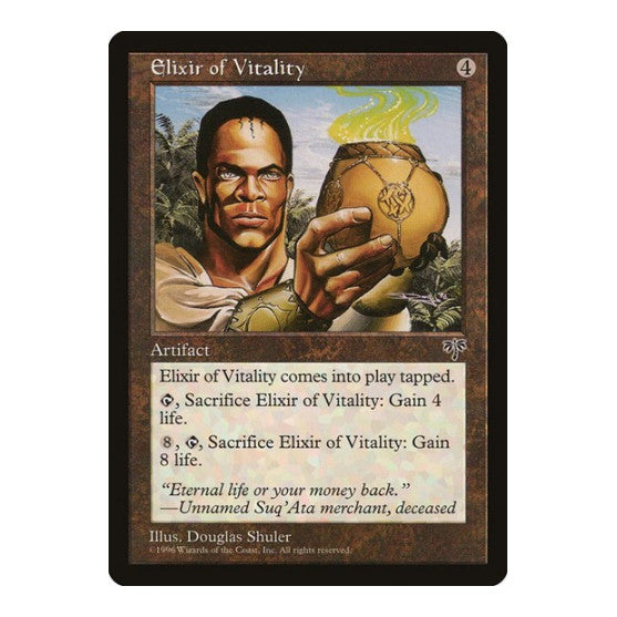 Elixir of Vitality Mirage (MIR) - (, Moderately Played)
