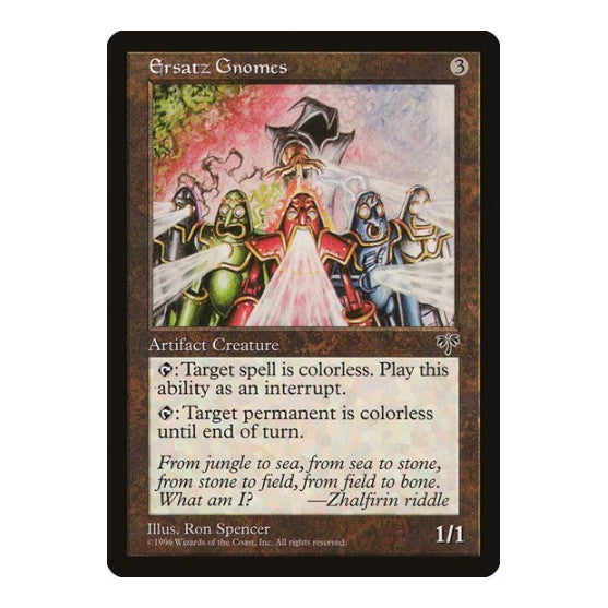 Ersatz Gnomes Mirage (MIR) - (, Moderately Played)