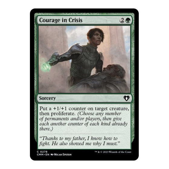 Courage in Crisis Commander Masters (CMM) - (, Near Mint)
