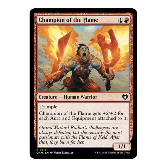 Champion of the Flame Commander Masters (CMM) - (, Near Mint)