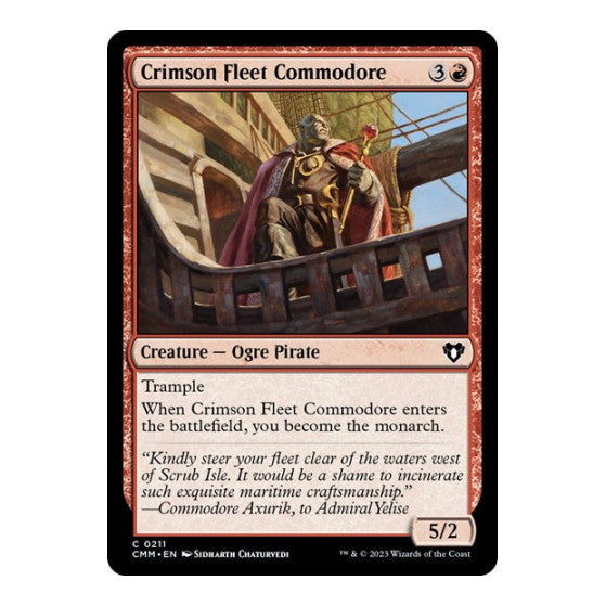 Crimson Fleet Commodore Commander Masters (CMM) - (, Near Mint)