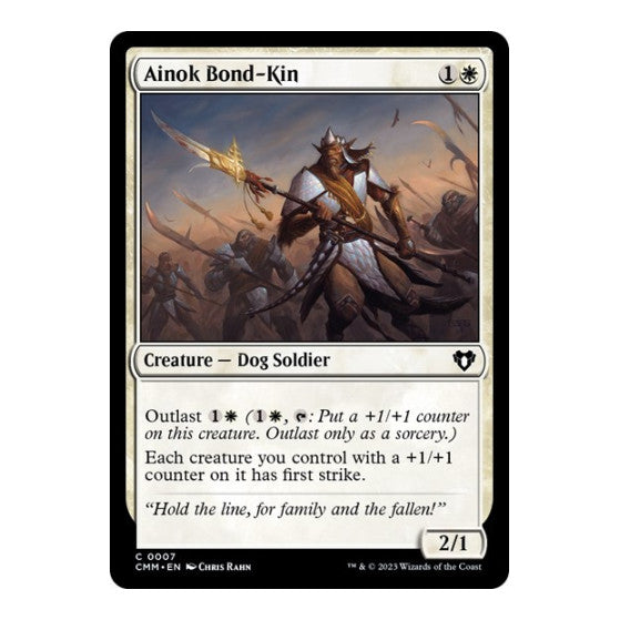 Ainok Bond Kin Commander Masters (CMM) - (, Near Mint)