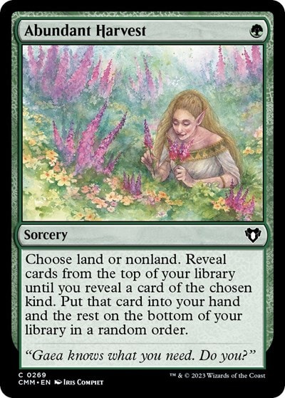 Abundant Harvest Commander Masters (CMM) - (#269, Common) (, Near Mint)