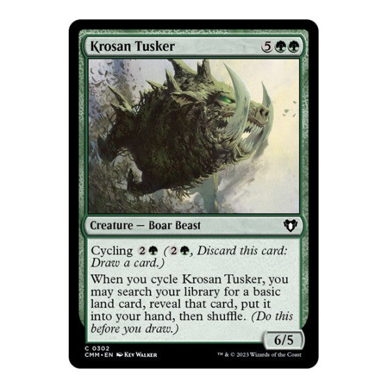 Krosan Tusker Commander Masters (CMM) - (, Near Mint)