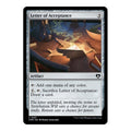 Letter of Acceptance Commander Masters (CMM) - (, Near Mint)