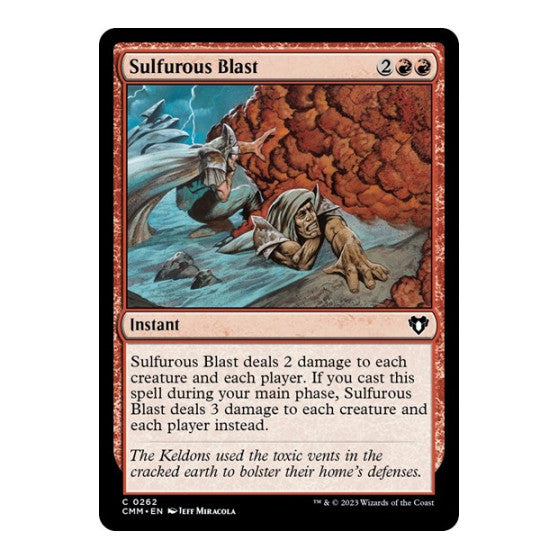 Sulfurous Blast Commander Masters (CMM) - (, Near Mint)