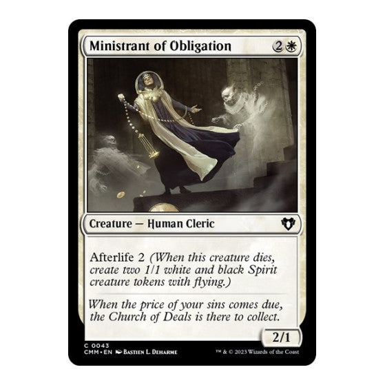Ministrant of Obligation Commander Masters (CMM) - (, Near Mint)