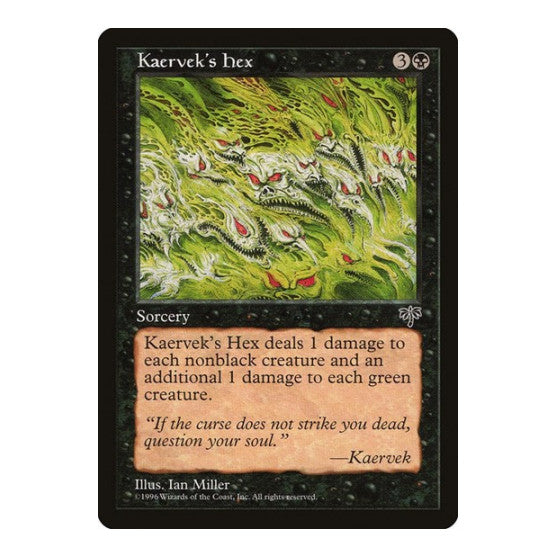 Kaerveks Hex Mirage (MIR) - (, Moderately Played)
