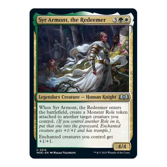 Syr Armont the Redeemer Wilds of Eldraine (WOE)