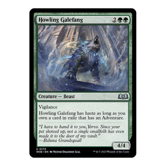Howling Galefang Wilds of Eldraine (WOE) - (, Near Mint)