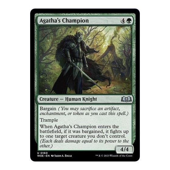 Agathas Champion Wilds of Eldraine (WOE) - (, Near Mint)