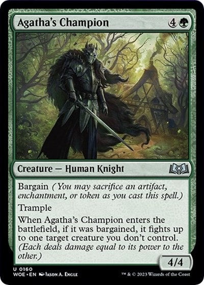 Agathas Champion Wilds of Eldraine (WOE) - (#160, Uncommon) (, Near Mint)