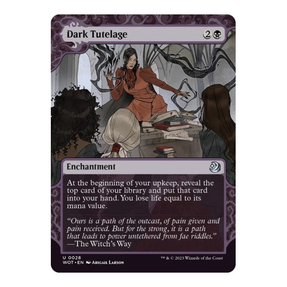 Dark Tutelage Wilds of Eldraine: Enchanting Tales (WOT) - (, Near Mint)