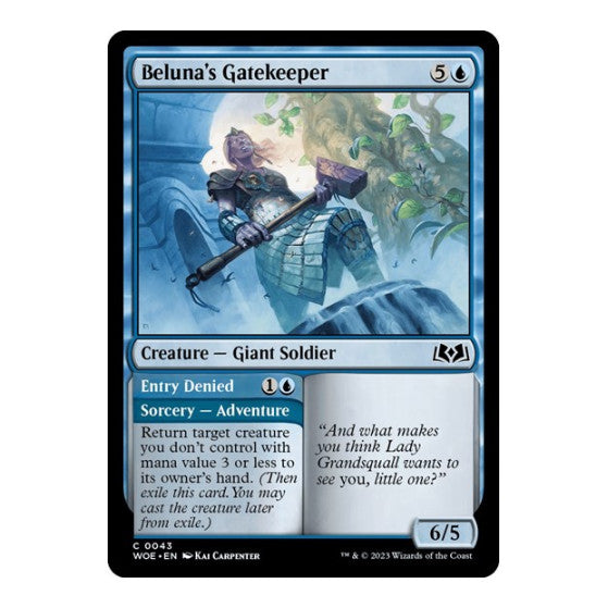 Belunas Gatekeeper Wilds of Eldraine (WOE)